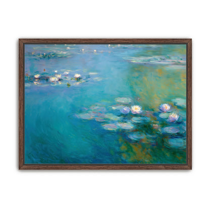 Still Water with Open Blossoms
