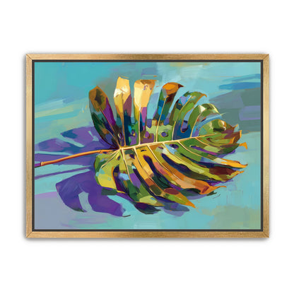 A Leaf Held in Color