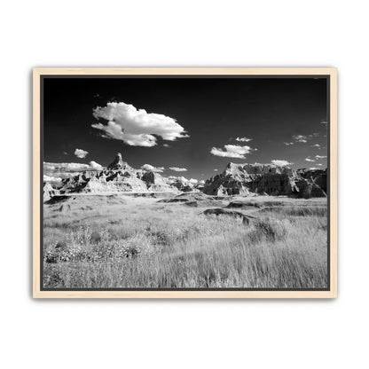 Badlands in Monochrome