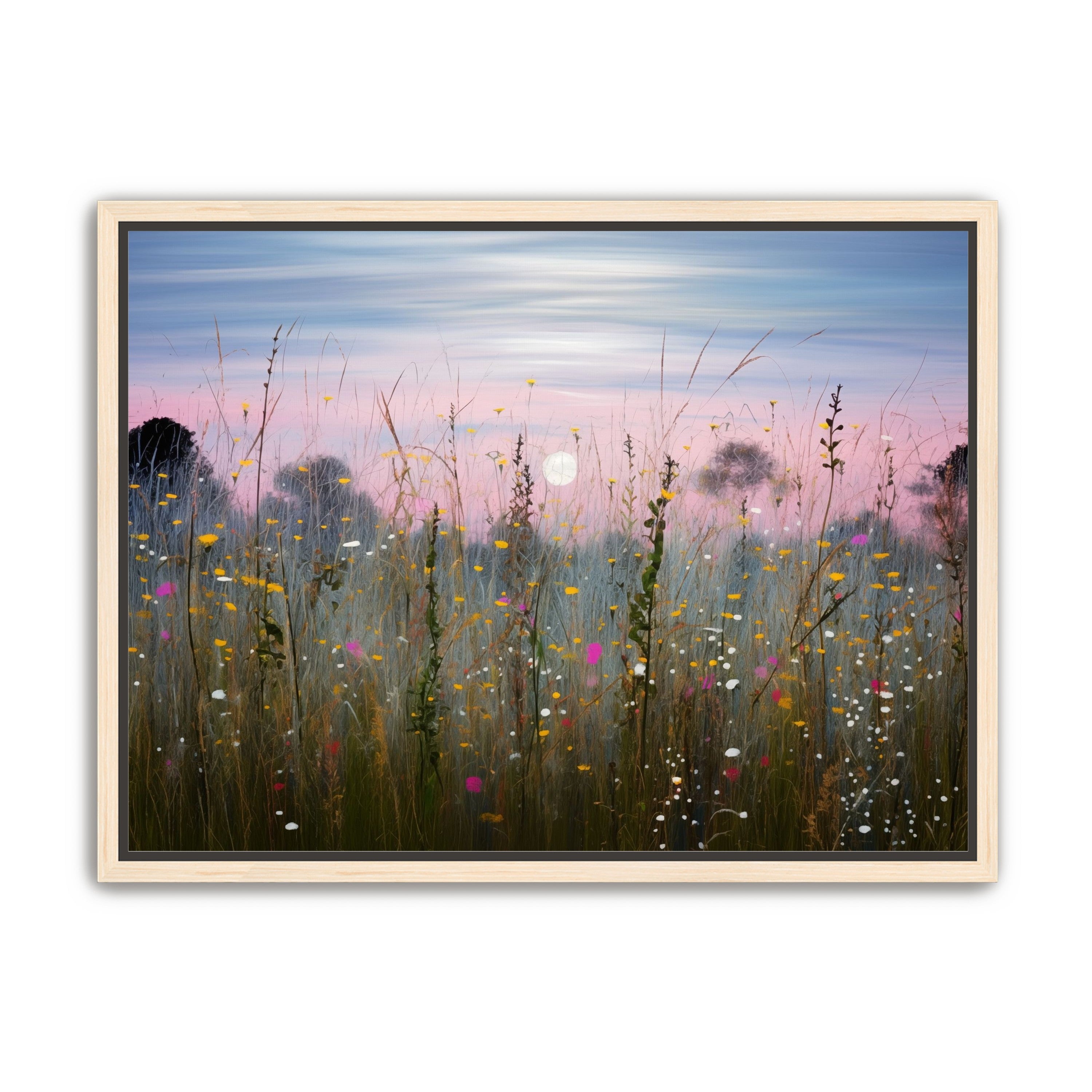 Wildflower Meadow at Moonrise