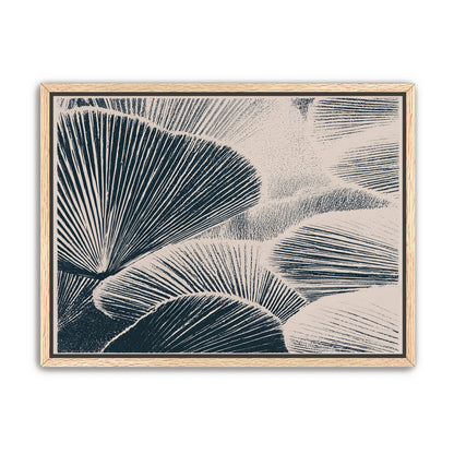Ink shadows on palm fronds