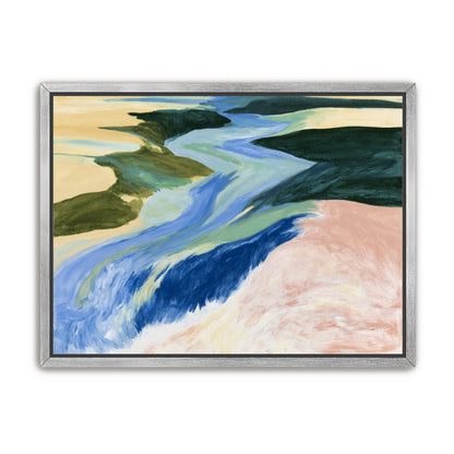 River bends through sandbars