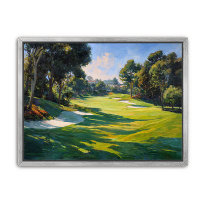 Ocean Haze Over Fairways