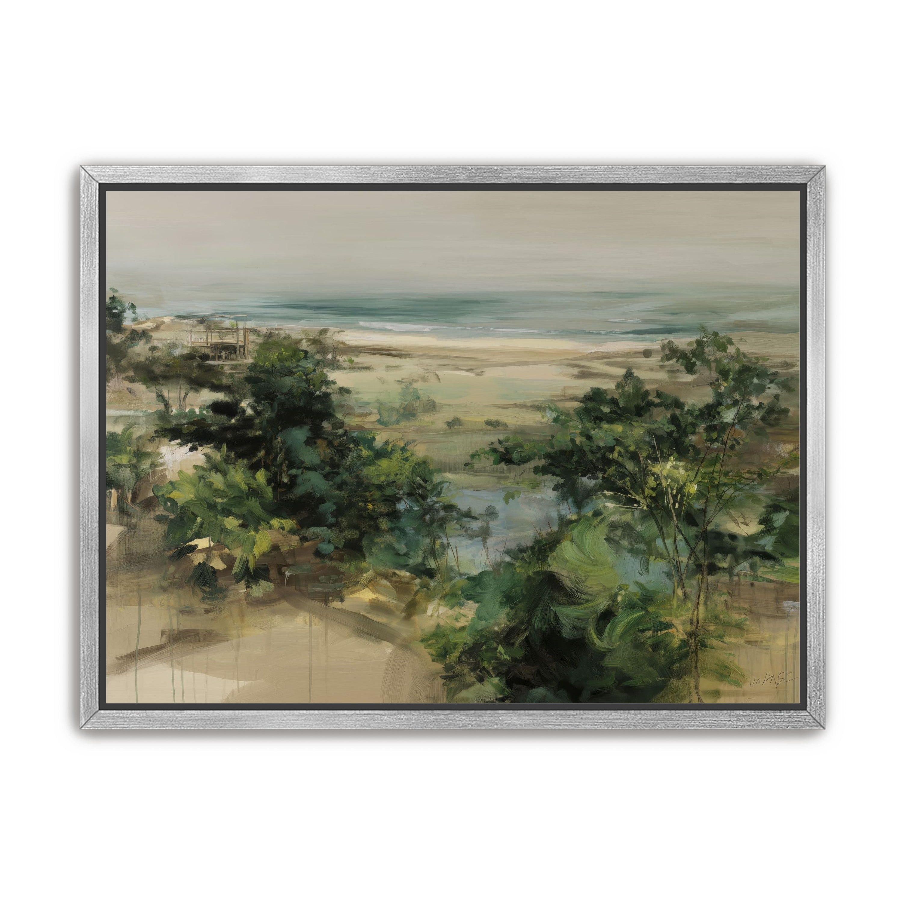 Coastal Dunes with Trees