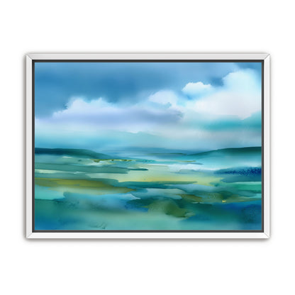 Teal Dissolving into Sky