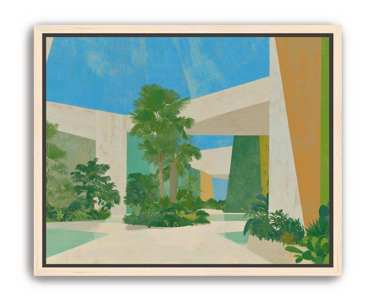 Palm shade in the atrium