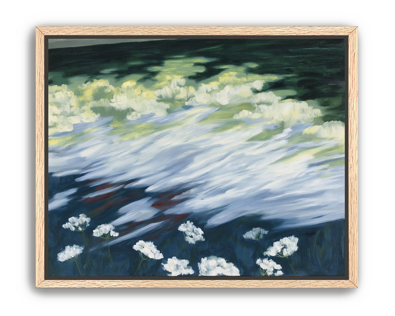 Wind skimming the wildflowers
