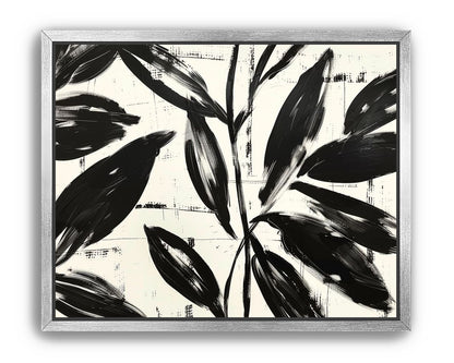 Leaves in black sweep