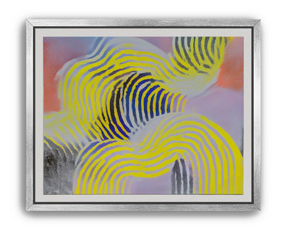 Yellow bends through violet