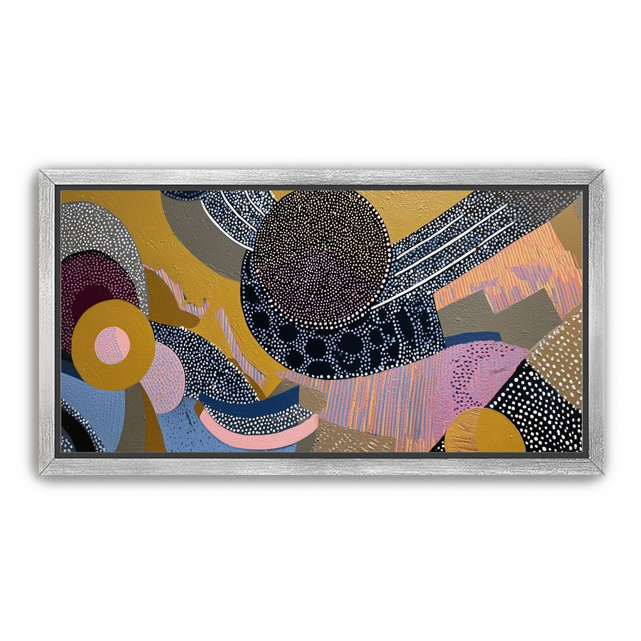 Ochre Ground with Layered Discs