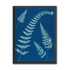 Fern shadows in blue