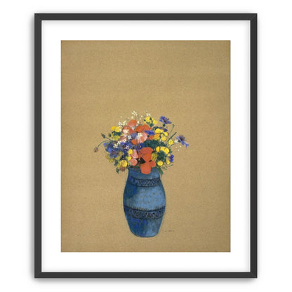 A quiet vase of wildflowers