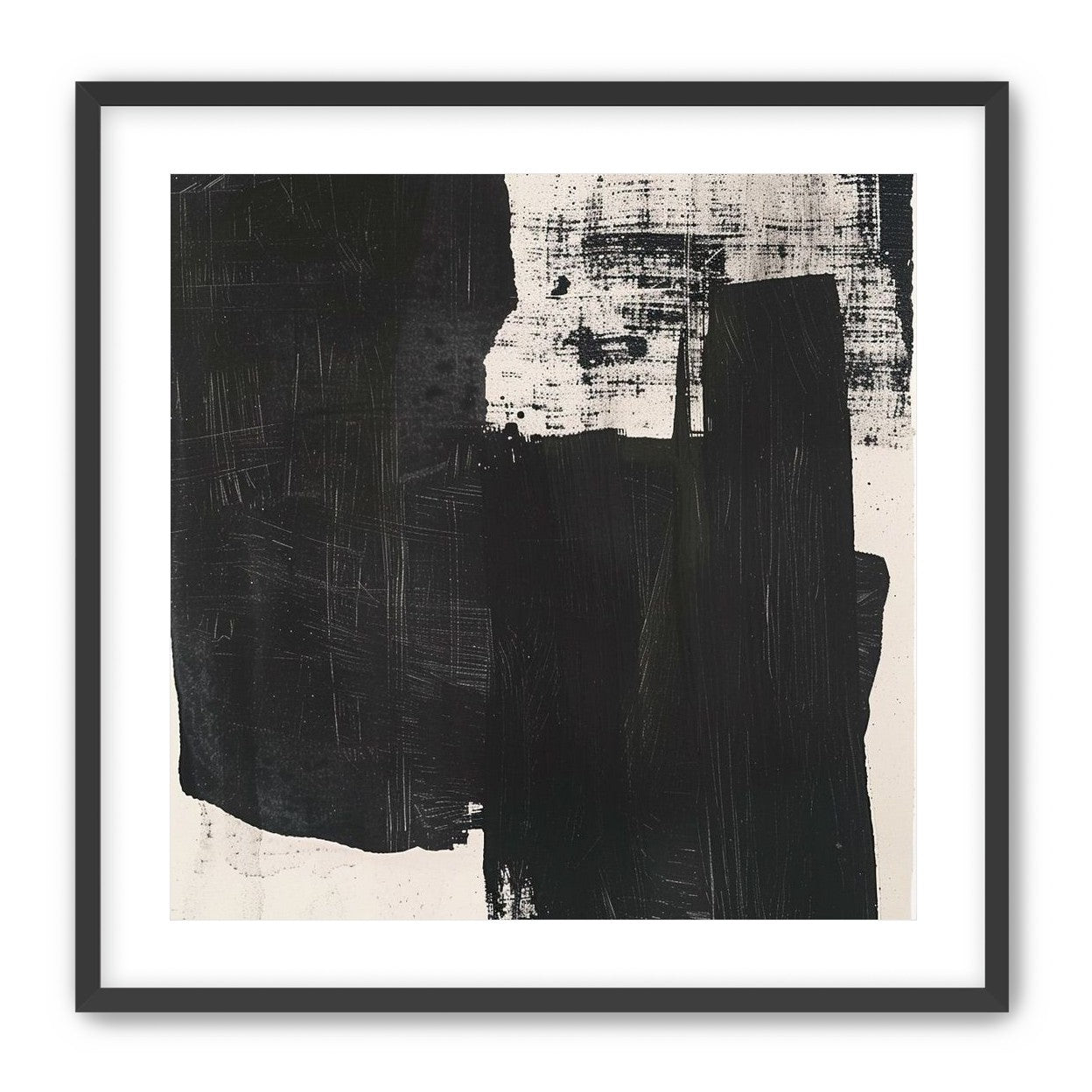 Black mass against the grain