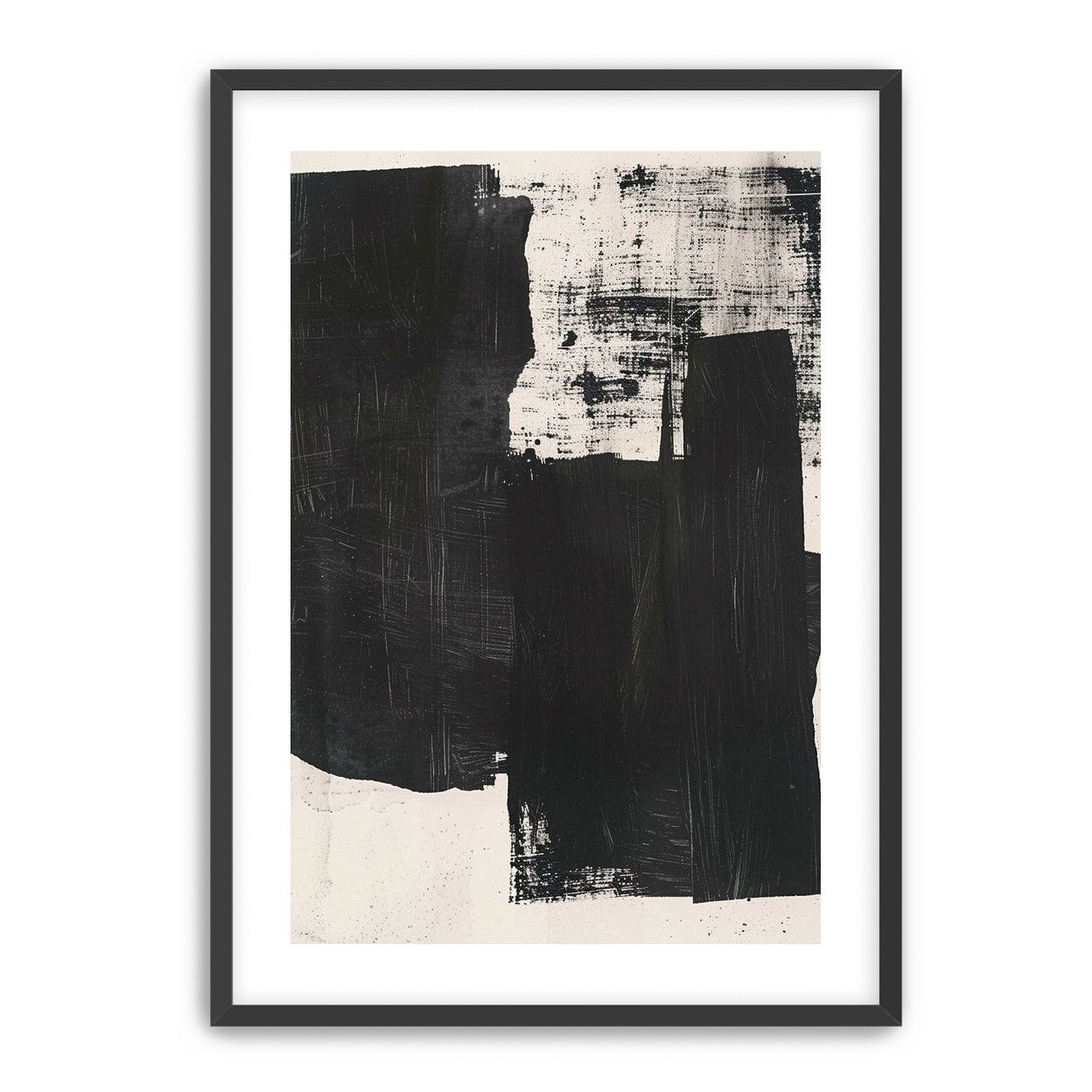 Black mass against the grain