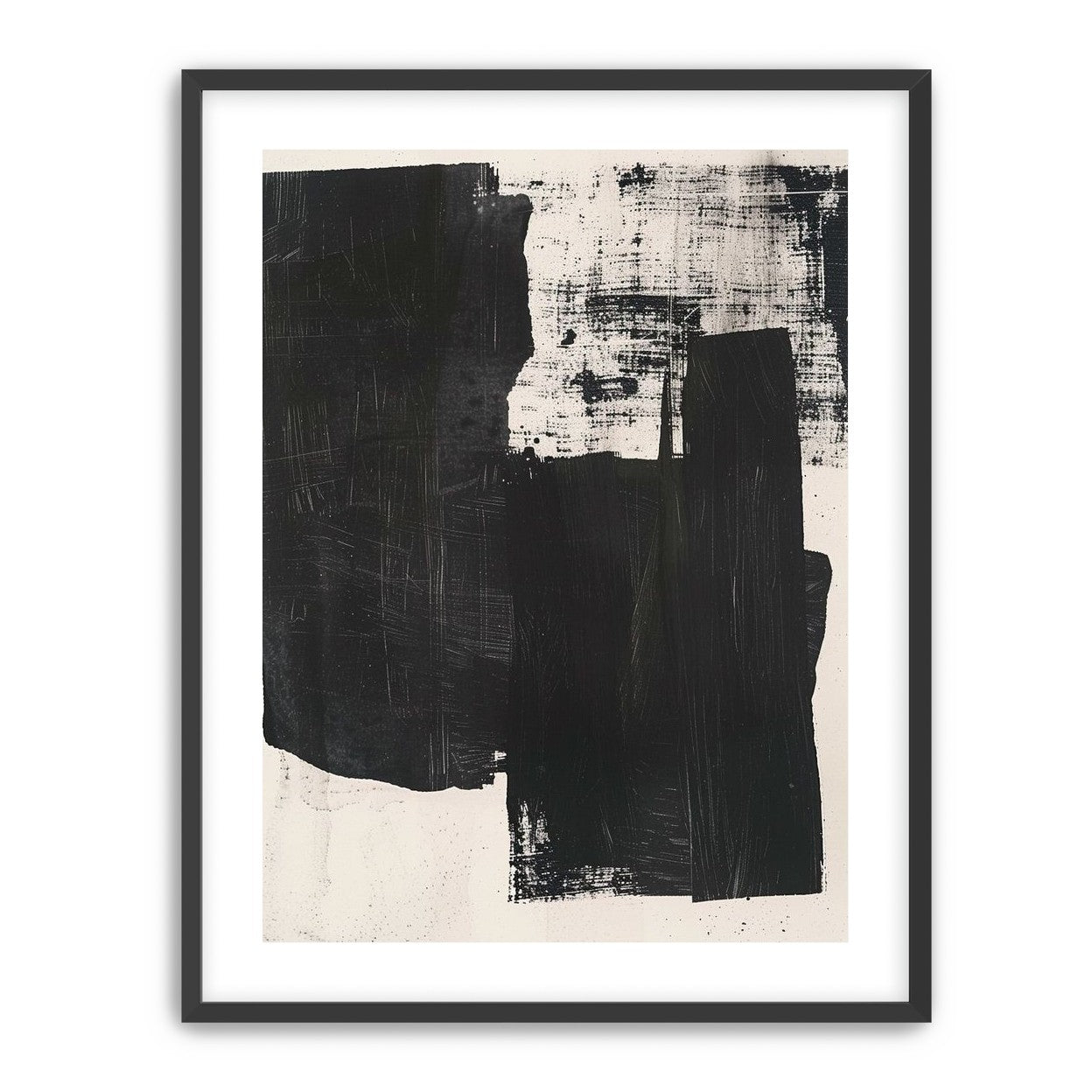 Black mass against the grain