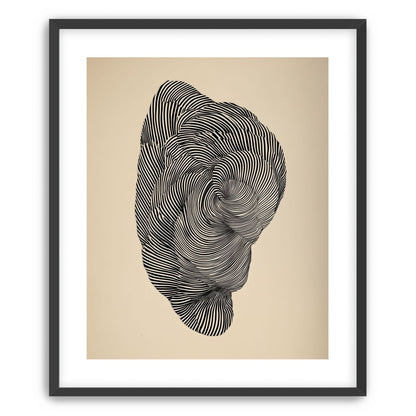Vortex in a striped head