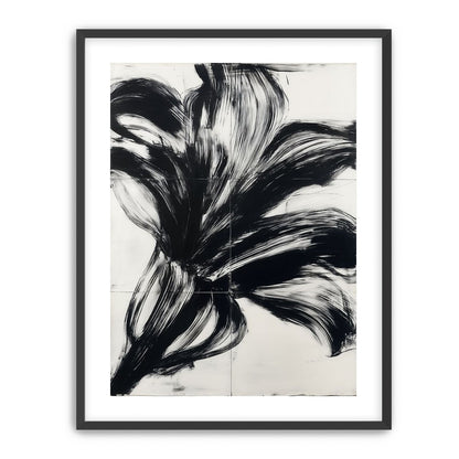 Black surge on white grid