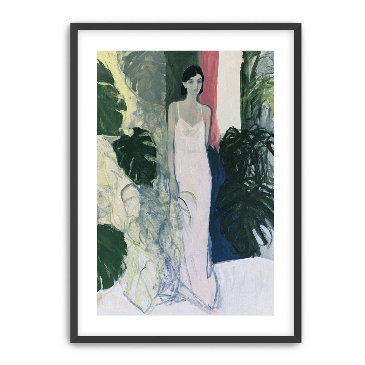 A woman among the leaves