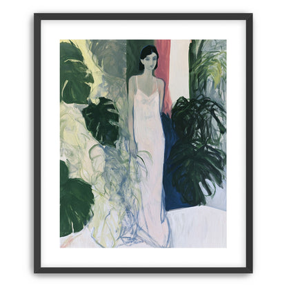 A woman among the leaves
