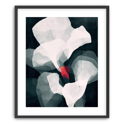 Red wedge among pale layers