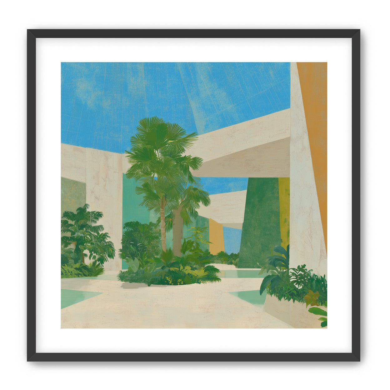 Palm shade in the atrium