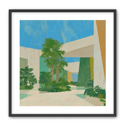 Palm shade in the atrium