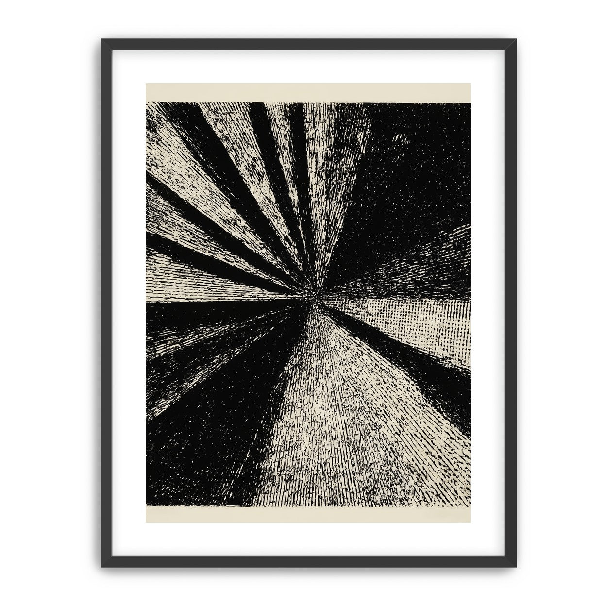Black rays into grain