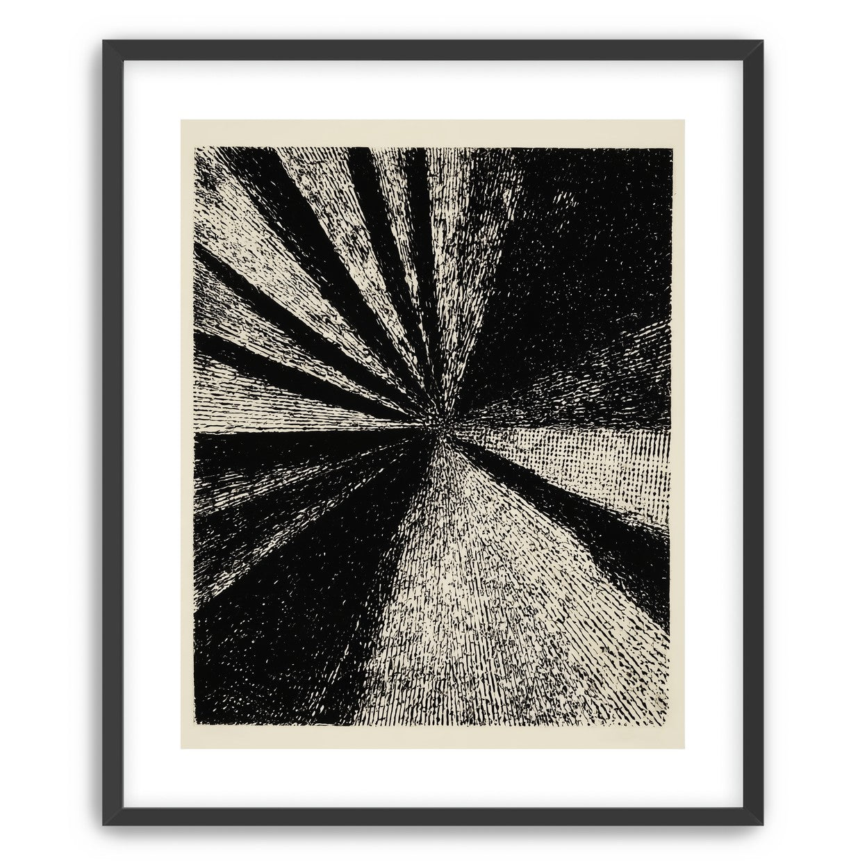 Black rays into grain