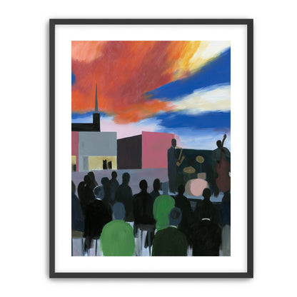 Jazz set among hard walls