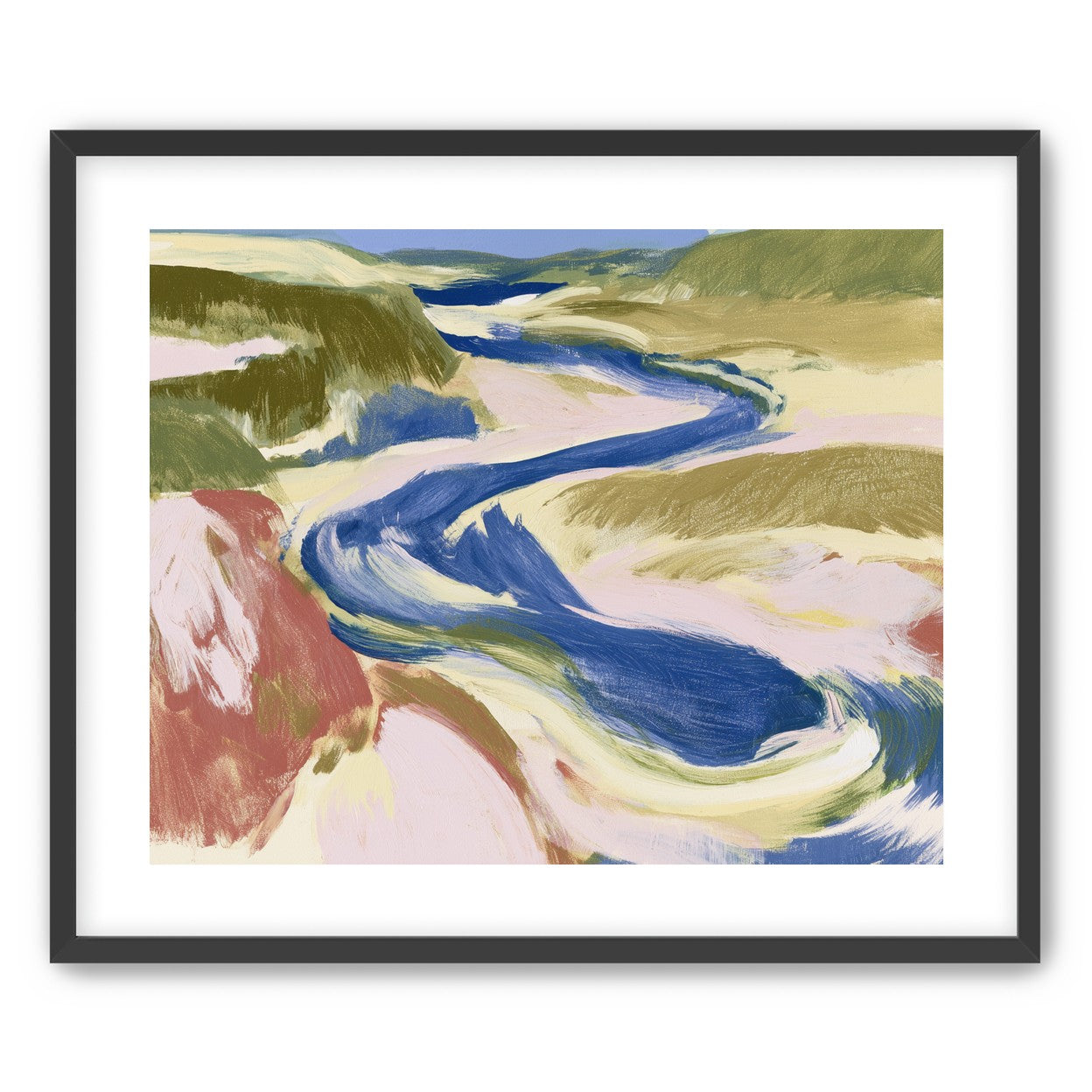 Blue bend through sandbars
