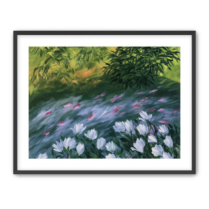 Petals on the streambank