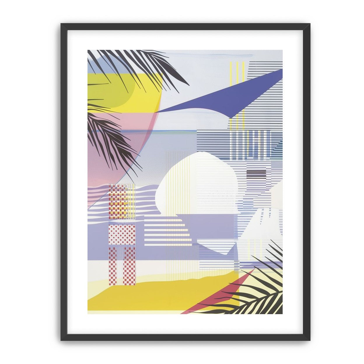 Layered stripes and color fields