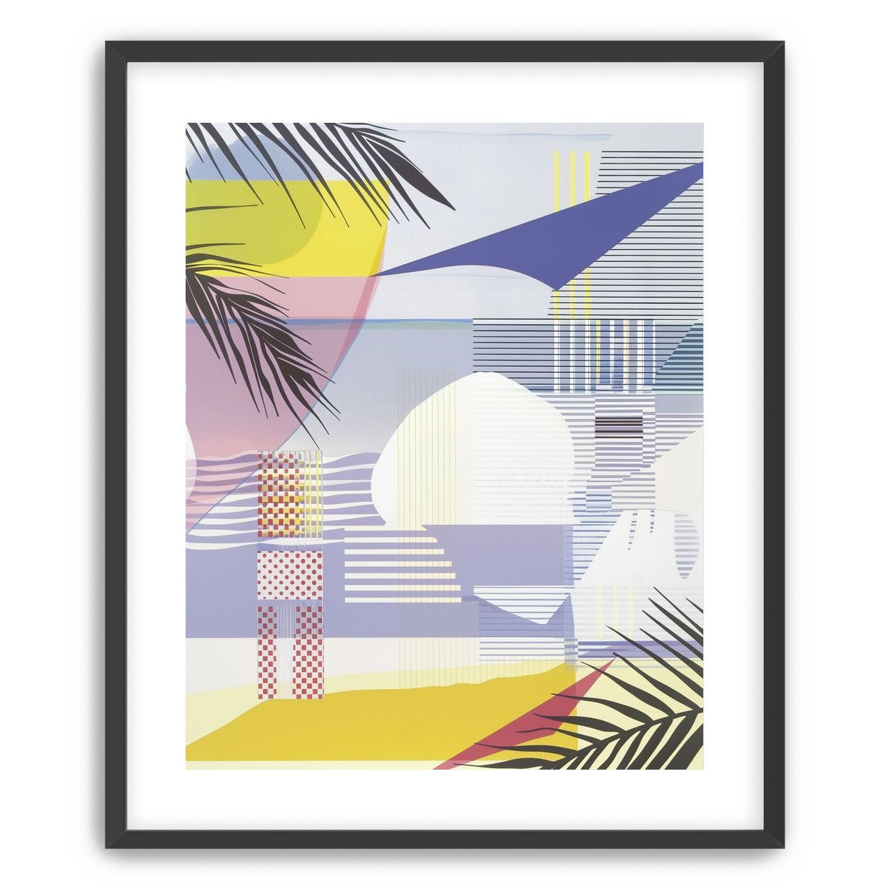 Layered stripes and color fields