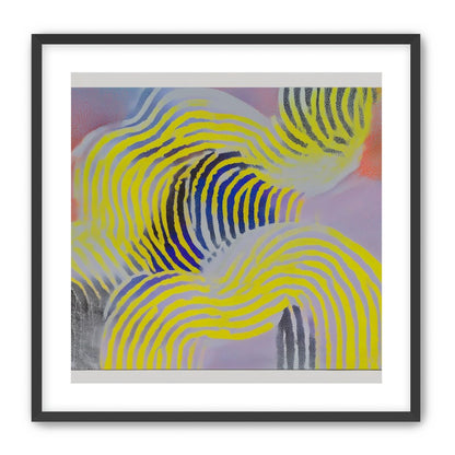 Yellow bends through violet
