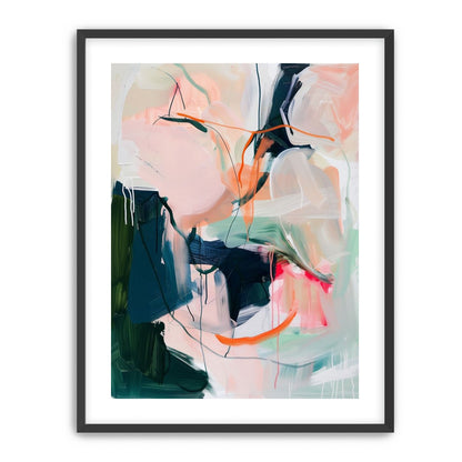 Interwoven Teal and Coral
