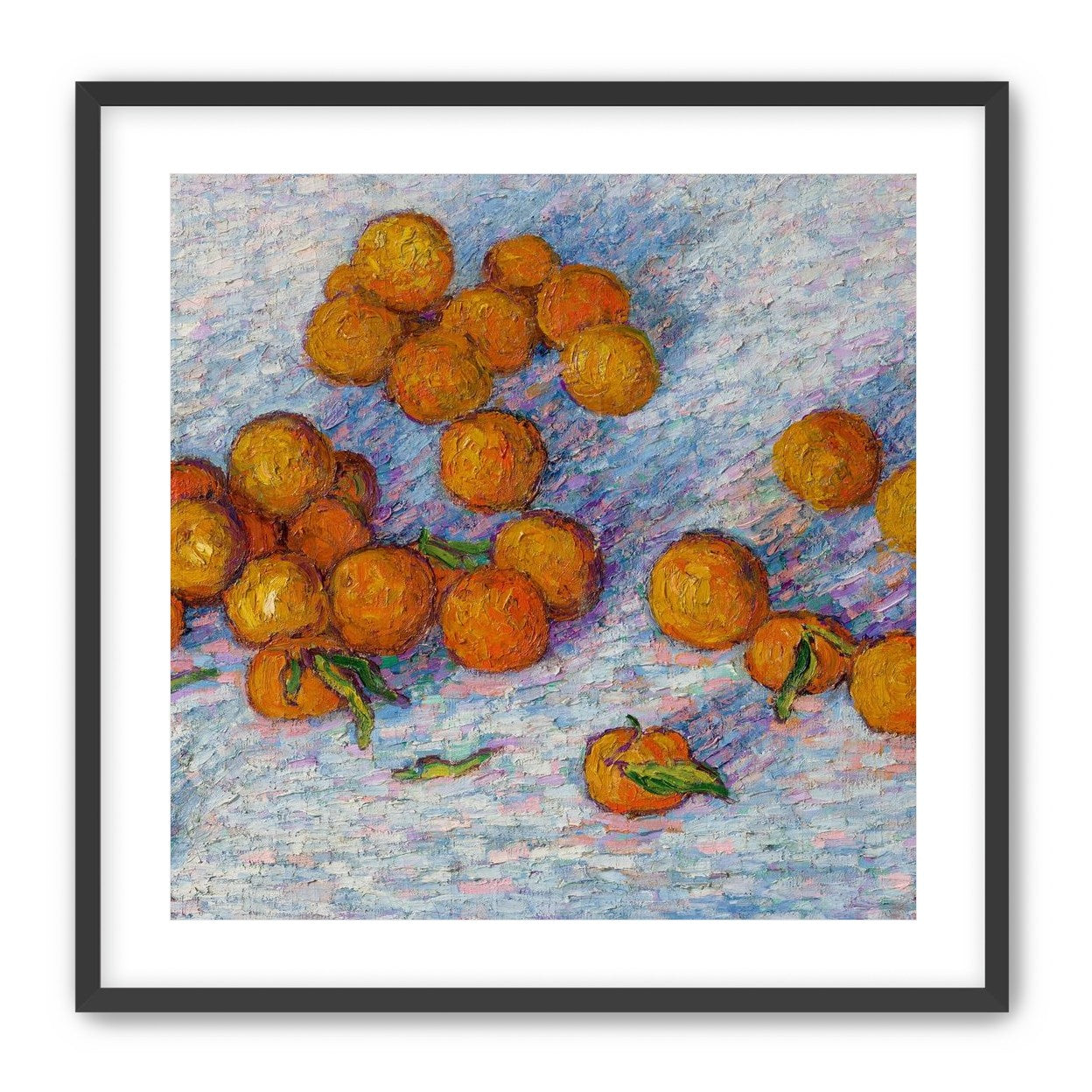Oranges across the table