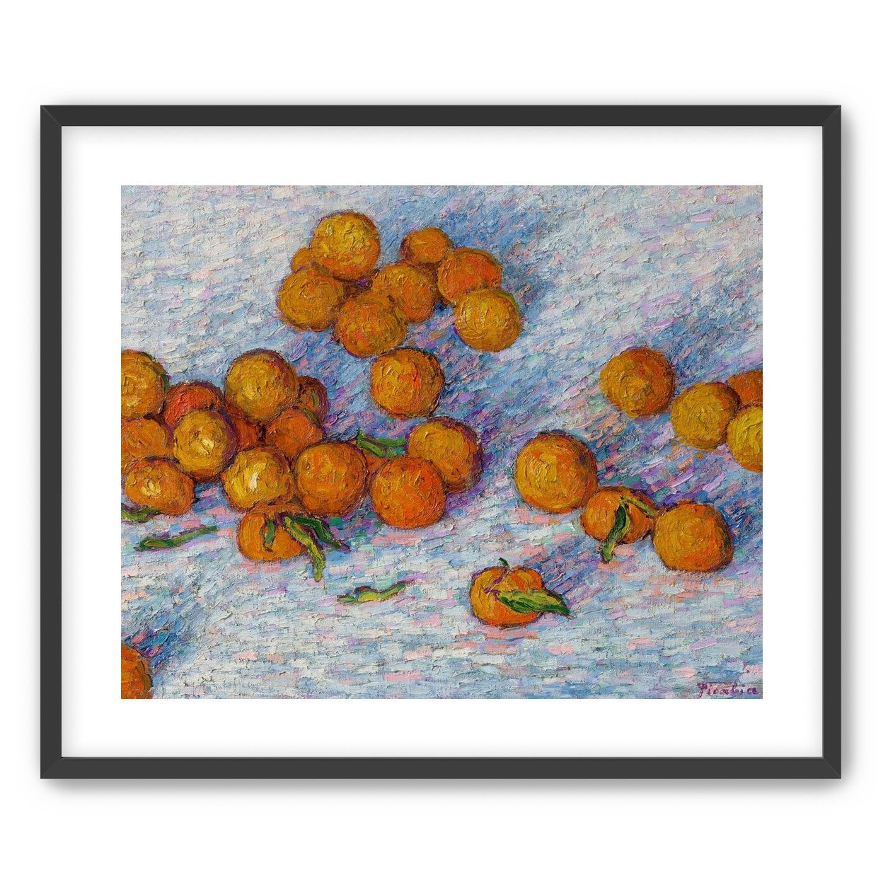 Oranges across the table