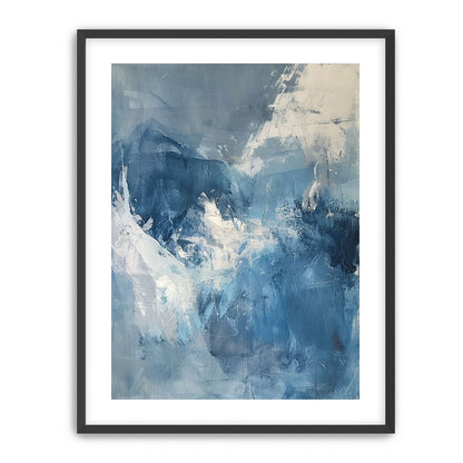 Blue slipping into white