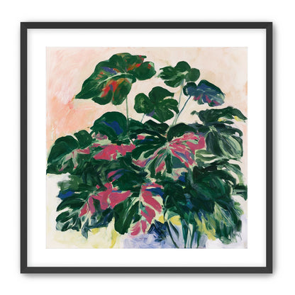 Leaves leaning into light