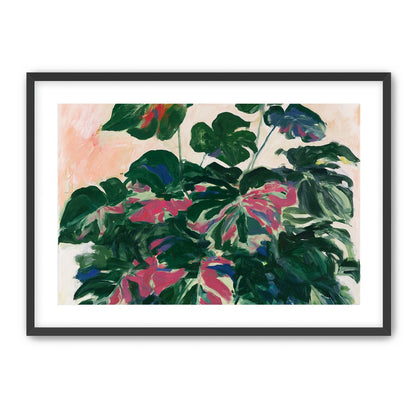 Leaves leaning into light