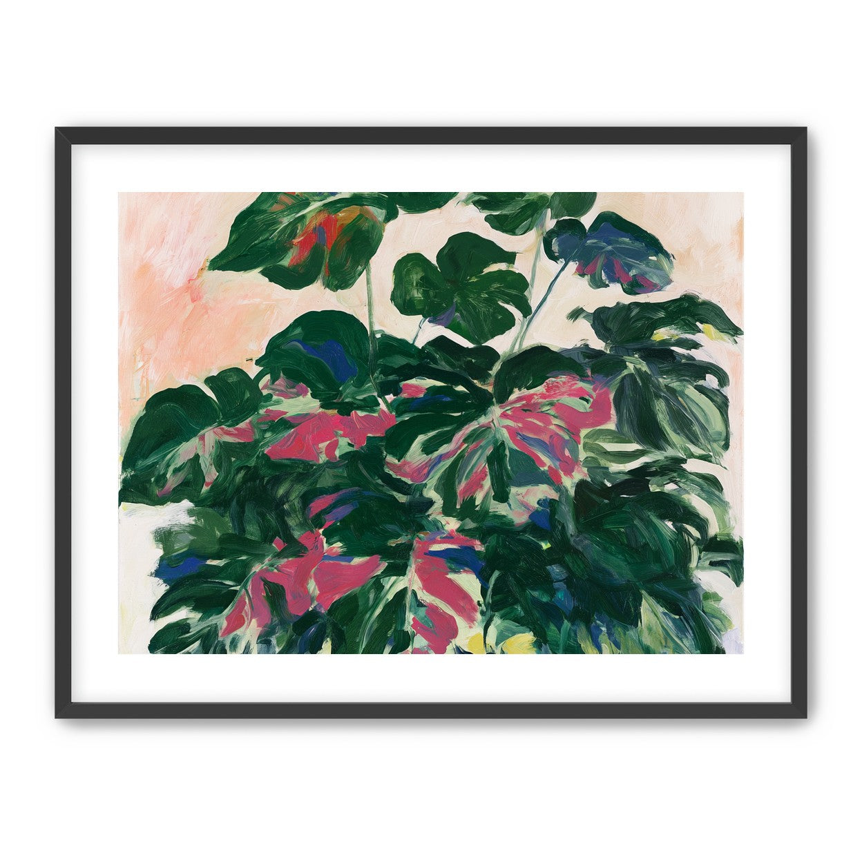 Leaves leaning into light