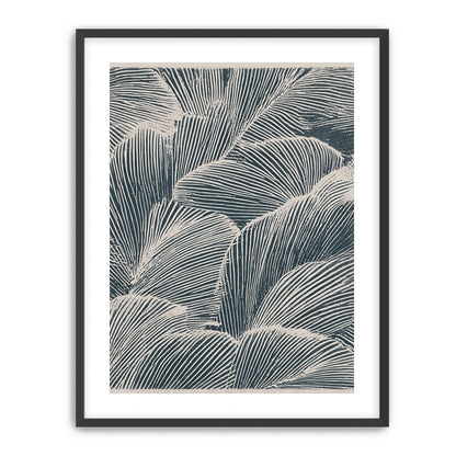 Palm fronds pressed together