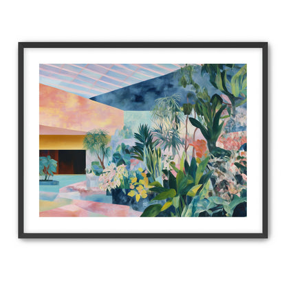 Pastel rooms for green leaves