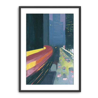 A bright bend downtown