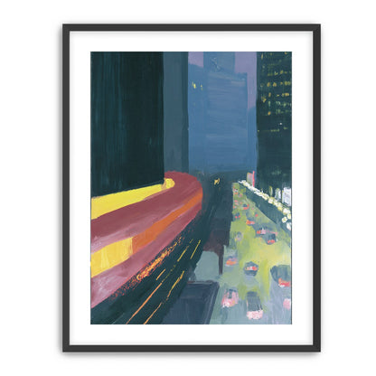 A bright bend downtown