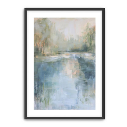 Mist over the river bend