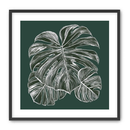 White veins on green field