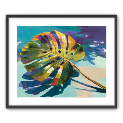 Palm Leaves in Layered Paint