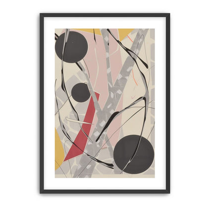 Layered circles with red wedge