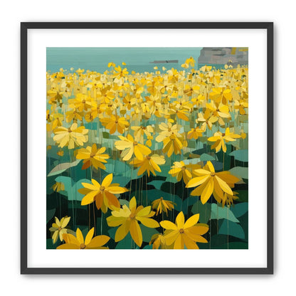 Flowers Along the Water